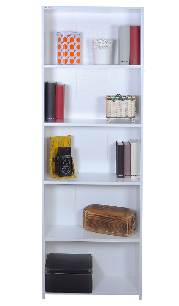 5 Raflı Kitaplık (Beyaz)