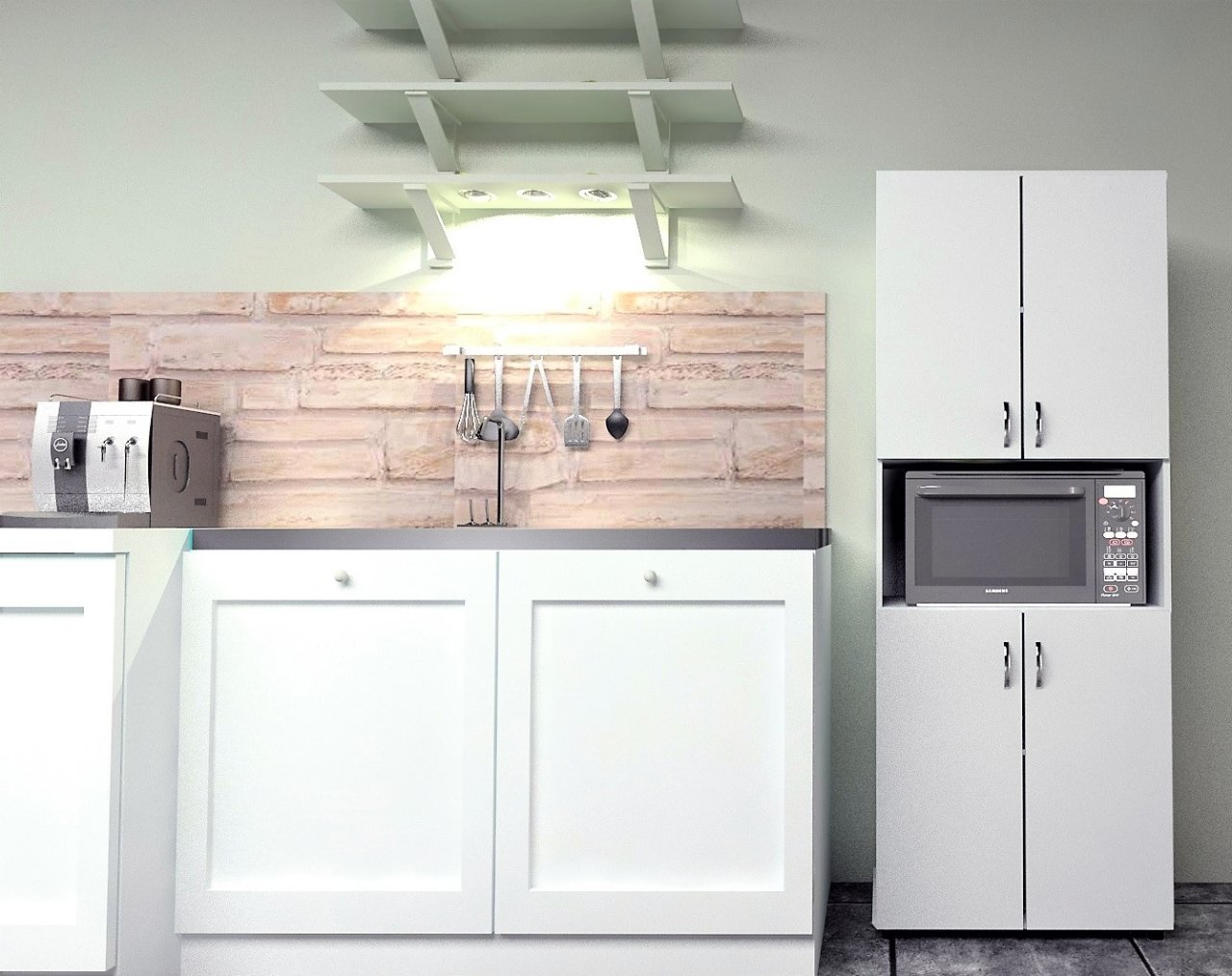 Prratik Multi-Purpose Cabinet With 4 Doors