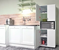 Prratik Multi-Purpose Cabinet With 4 Doors